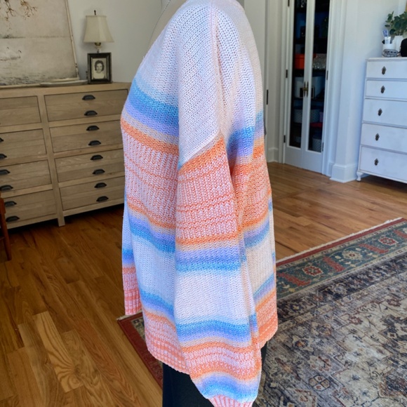 LOFT Colorful Sweater -‎ Size L - Picture 7 of 10